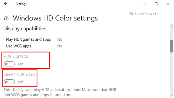 Windows HDR ouput